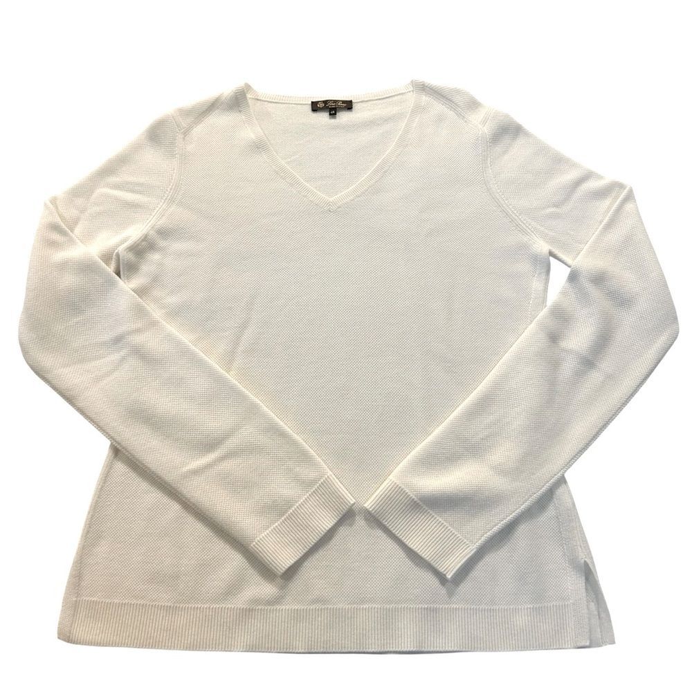 Loro Piana Italian Cashmere Cream Sweater 48 (10-12) L
